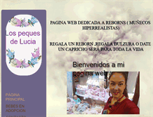 Tablet Screenshot of lospequesdelucia.com